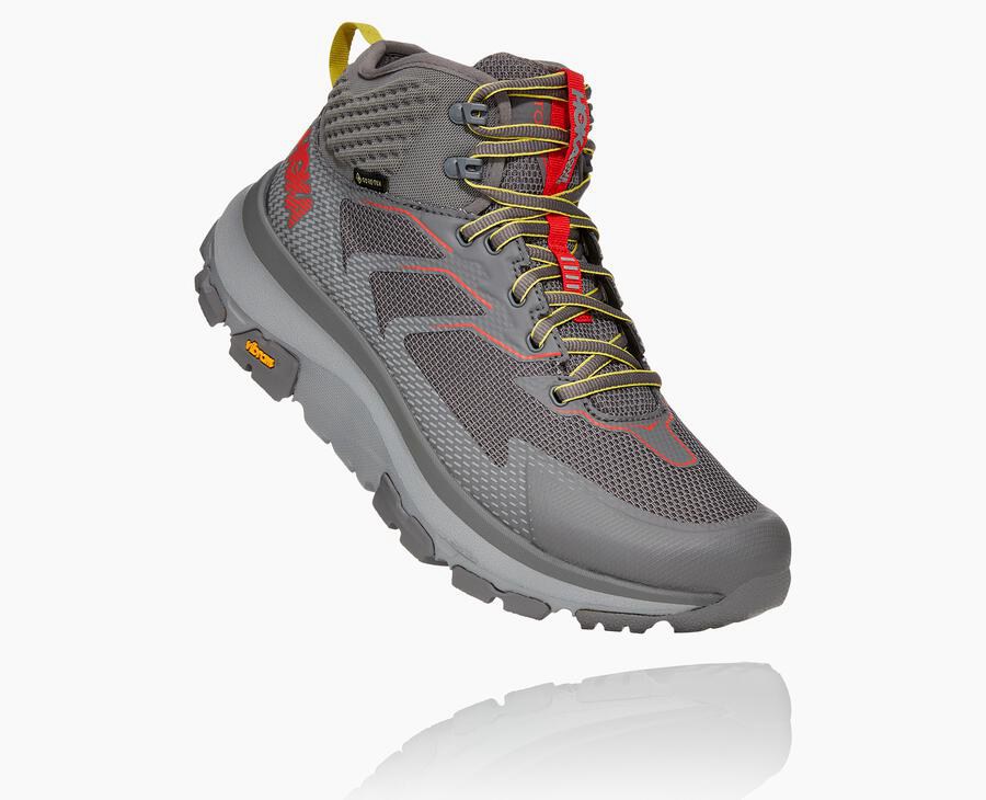 Hoka Australia One One Toa GORE-TEX - Mens Hiking Boots Grey - DMQTK-0893